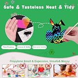 Vicloon Rainbow Scratch Art 48 Pcs Bookmarks with 24 Stylus & 48 Lanyards view 4