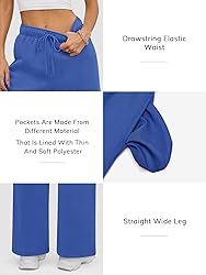 ATHMILE Women’s Fleece Lined Sweatpants Baggy