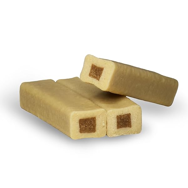 ULTRA CHEWY MINI DOUBLE TREAT BONES: LONG-LASTING DOG TREATS MADE IN USA, HIGHLY DIGESTIBLE, IDEAL FOR AGGRESSIVE CHEWERS 9OZ (CHICKEN, 2 PACKS)