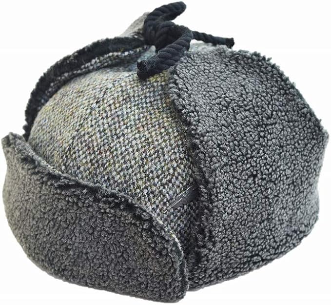 Amazon ステットソン Stetson フライトキャップ Se136 防寒帽子 飛行帽 帽子 メンズ 紳士 ハット キルティング 耳あて付き 日本製 ネット通販 秋冬 グレー ニット 通販