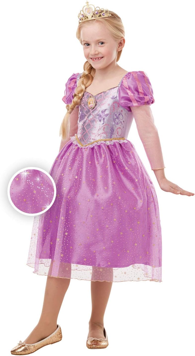 Sparkle Princess Costume For Kids – Complete Dress & Crown Set (Size Small, Ages 4-6)
