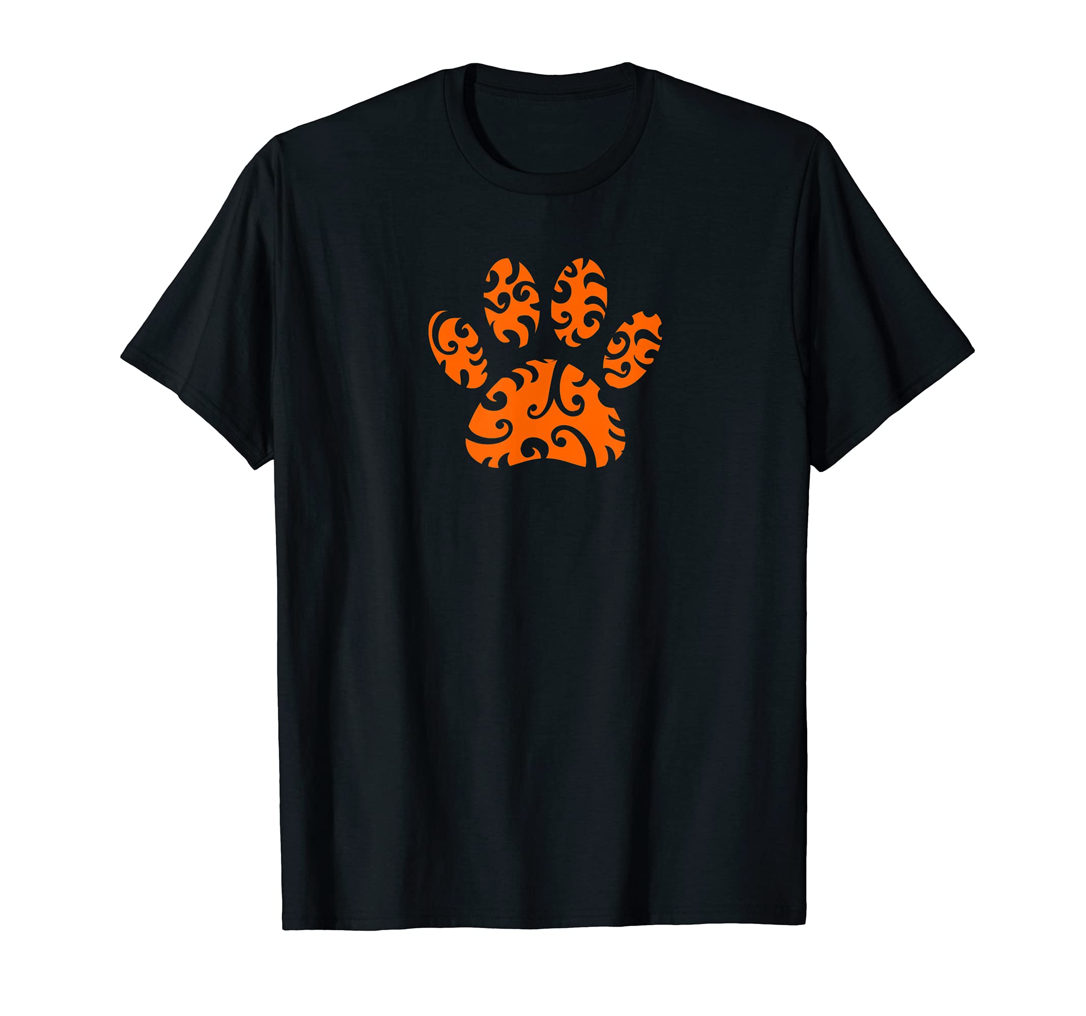 Tribal Tattoo Dog Paw Print T-Shirt