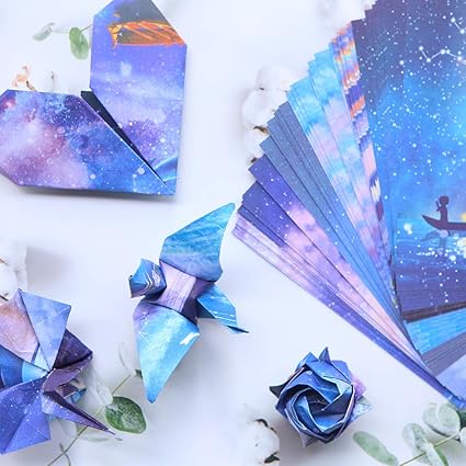 165 Hojas De Papel De Origami Cuadrado De Doble Cara De 6