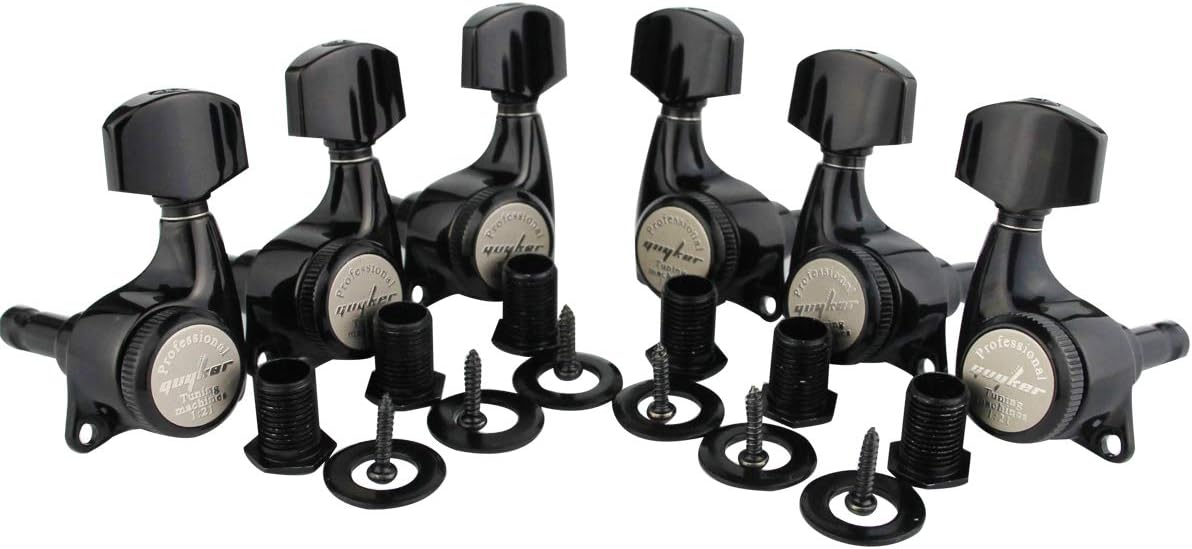 Guyker 6Pcs Guitar Locking Tuners (3L + 3R Handed) - Image 3