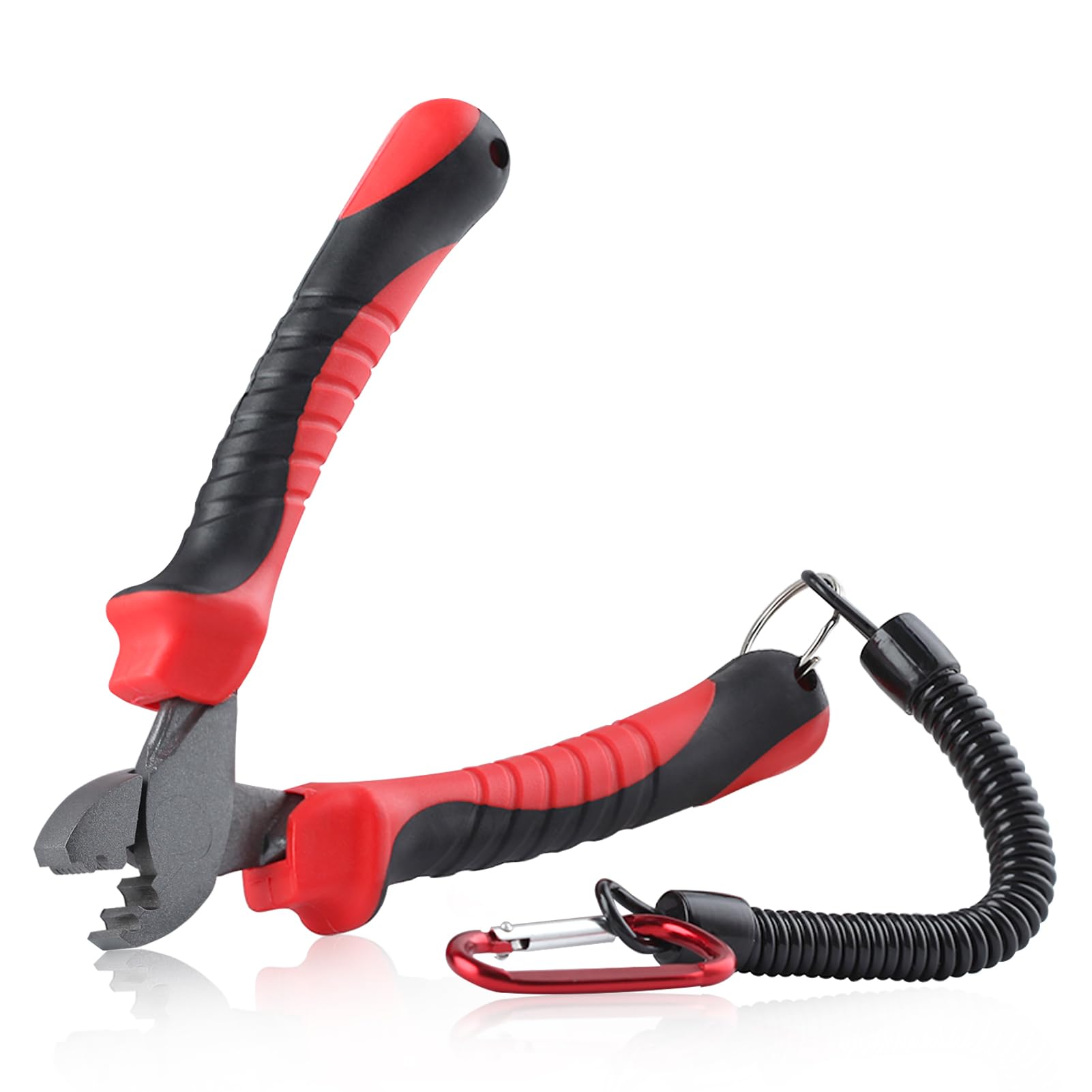 SPEEDWOX Fishing Crimping Tool - Single-Barrel Sleeves Crimper Pliers for Saltwater Fishing Gear