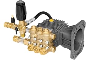 CANPUMP Comet ZWD 4040 G: 4000 psi @ 4 US gpm Pressure Washer Pump, 1-inch Horizontal Gas Shaft, Mecline VRT3 Easy Start Unloader – Italian-Made Triplex Pump