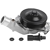 Autodevil Engine Water Pump LR033993 5.0L 3.0L Fit for Range Rover Sport 2011-2019, for Discovery 15-17 for F-Pace 17-19 3.0L，for XF XFR XJR LR4 2010-2016, Car Cooling System Part with Gasket