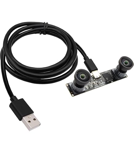 Cámara USB SVPRO Dual Lens 1080P 60fps - Ideal Para Visión Artificial, 3D Y Realidad Virtual