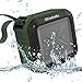 Infinilla Waterproof Bluetooth Speakers, Portable Wireless Speaker for Outdoor, Shower, Beach and Golf, 12 Hour Playtime with FM Radio, Mic, NFC and SD Card Slot - Green