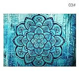 Oenbopo Wall Hanging Tapestry Indian Traditional Hippie Mandala Bohemian Magical Tapestry Wall Art, Dorm Decor Living Room Hippie Hippy Wall Hanging Tapestry ,Bedspread, Beach Throw Sun Shawl Scarf