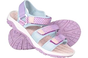Mountain Warehouse 3-Strap Kids Sandals - Lightweight, Quick Dry
