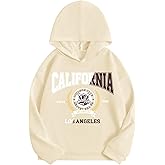 SweatyRocks Girl's Letter Graphic Hoodies Long Sleeve Pullovers Sweatshirt Casual Tops