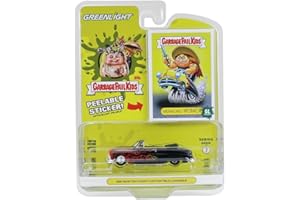 Greenlight Collectibles 54110-F 1:64 Scale Garbage Pail Series 7 - Menacing Monica - 1950 Mercury Eight Convertible Lowrider
