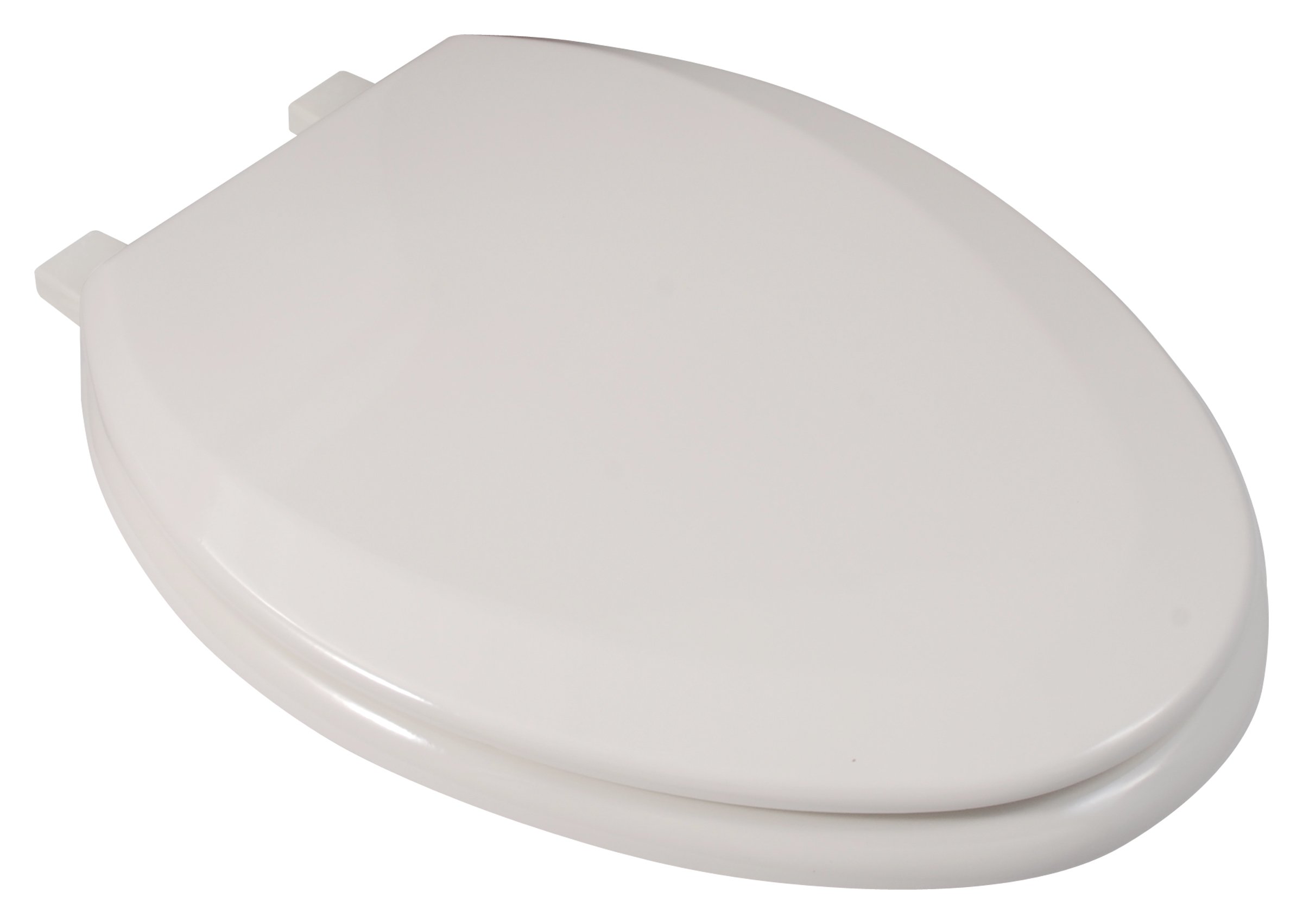 LDR 050 2044BS Exquisite Elongated Beveled Wood Toilet Seat with