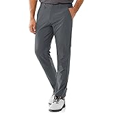 33,000ft Men's Golf Pants 30"/32" with 5 Pockets Stretch, Quick Dry Lightweight, UPF 50+ Work Dress Pants