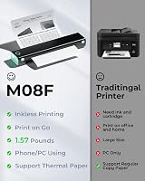 Phomemo M08F Portable Thermal Printer Bluetooth Inkless A4 Mobile view 6