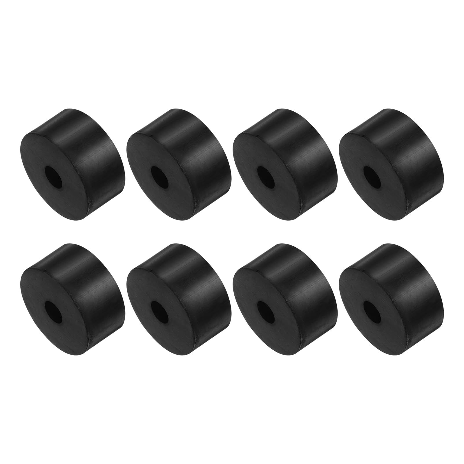 Kozelo 8pcs Rubber Spacer [10x20x40mm] Anti Vibration Isolation Pads, for Home Cars Boat Accessories, Neoprene, Black