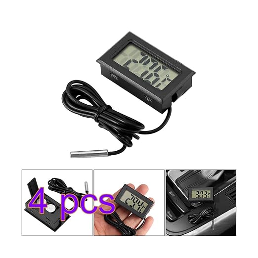 Compra ONEVER Coche termómetro Digital de Cristal Líquido ...