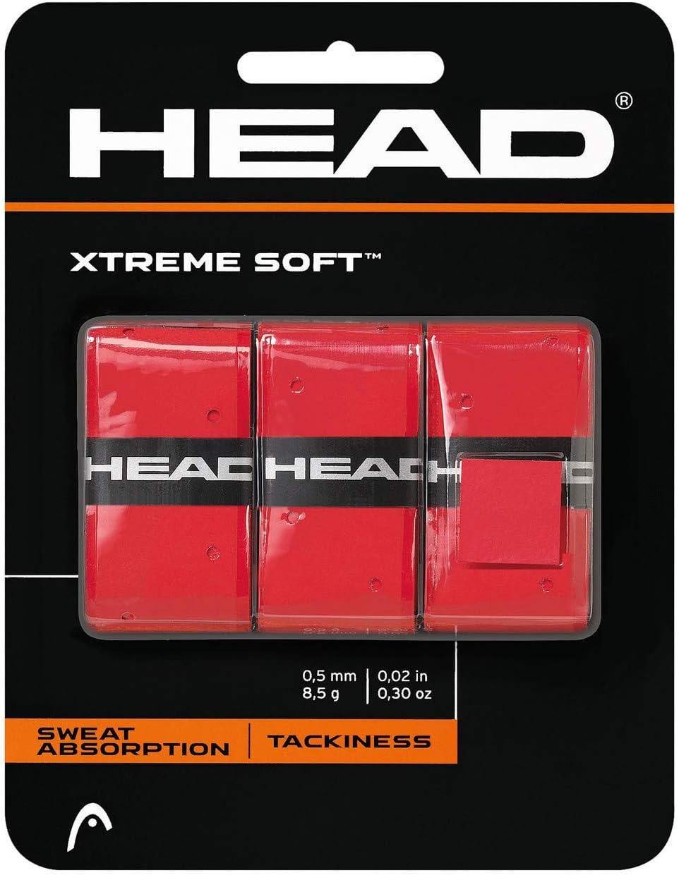 HEAD Xtreme Soft Racquet Overgrip - Tennis Racket Grip Tape - 3-Pack, Yellow : Tennis Racket Grips : Sports & Outdoors