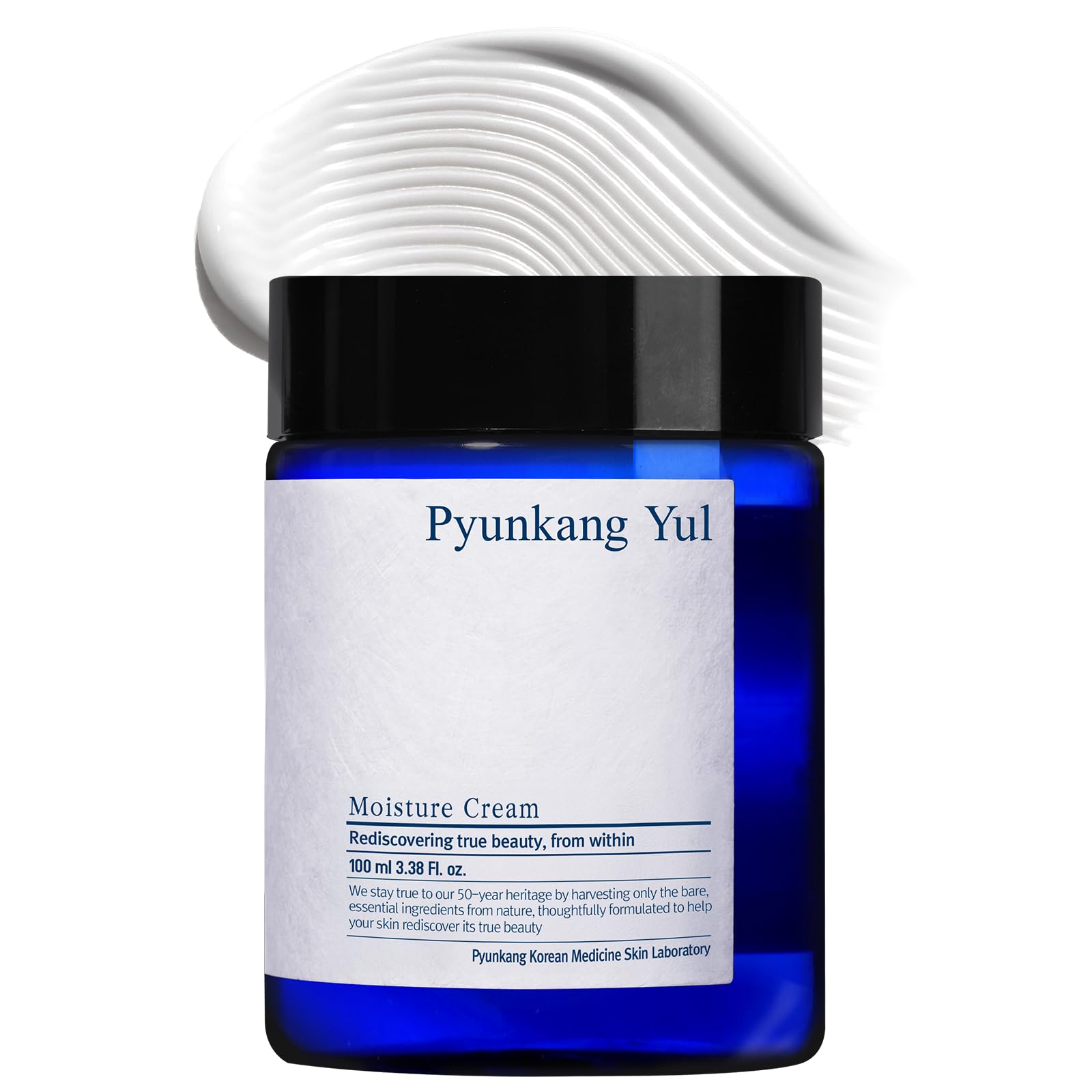 [PKY] Pyunkang Yul Moisture Cream, Korean Face Moisturizer for Dry and Combination Skin, Deep Hydration with Shea Butter and Jojoba Oil, Lightweight and Non-Greasy (3.4 Fl. Oz, 100ml) — image 1