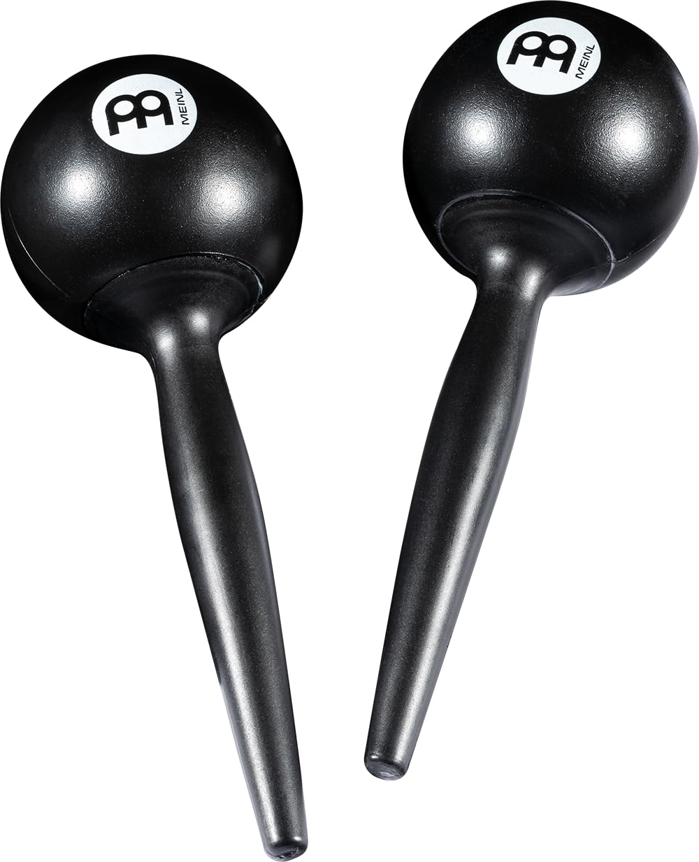 Meinl Percussion Live Maracas Shaker - 2 Musical Instruments with ergonomic Handle - Plastic, Wood (PM3BK)