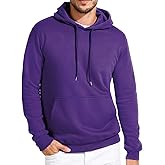 Tuveke Men's Hoodie Sweatshirt Pullover Fleece Hooded Athletic Sweat shirt For Men Hoodies Long Sleeve Kangaroo Pockets