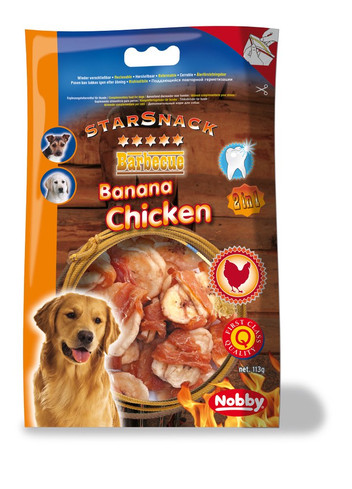 Nobby Star Snack Barbecue Banana Chicken