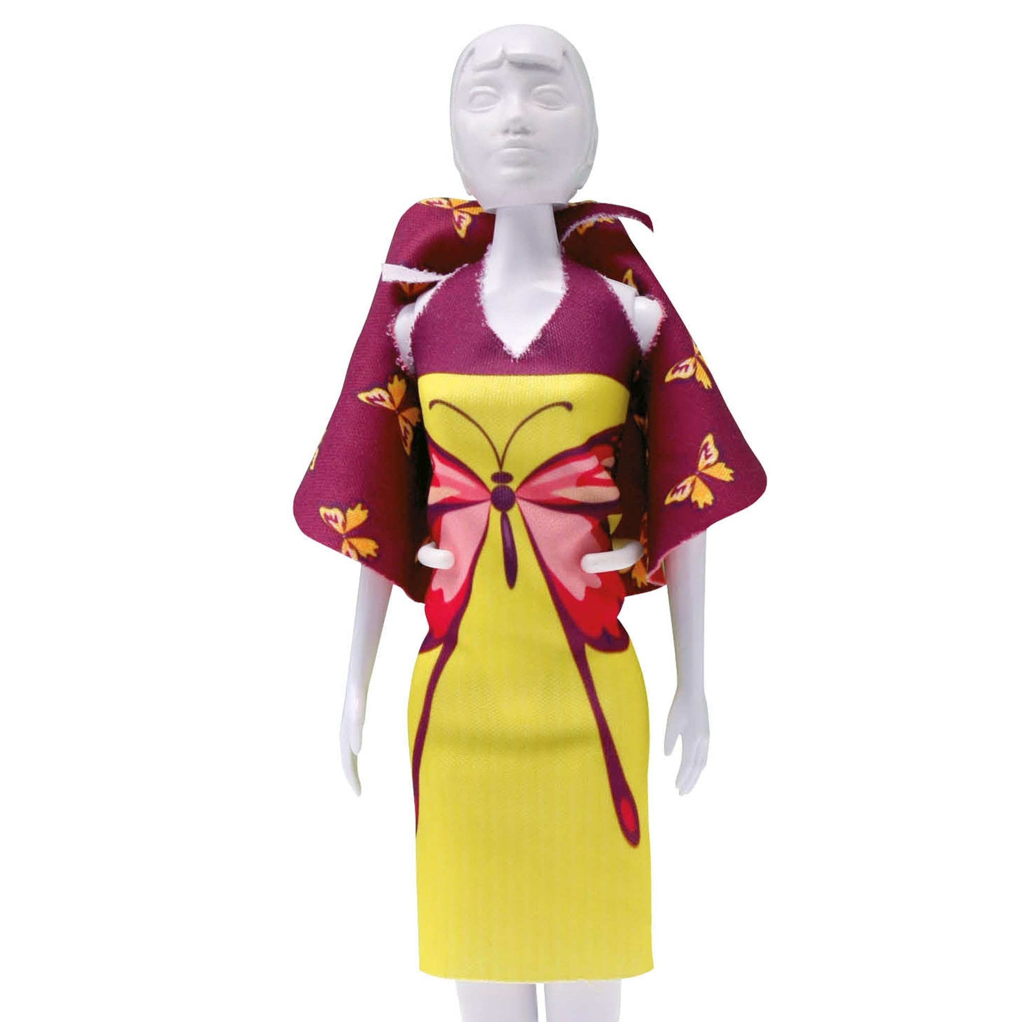 Vervaco Dress Your Doll, Synthetic Fiber, Multi-Colour, 31 x 24 x 1 cm