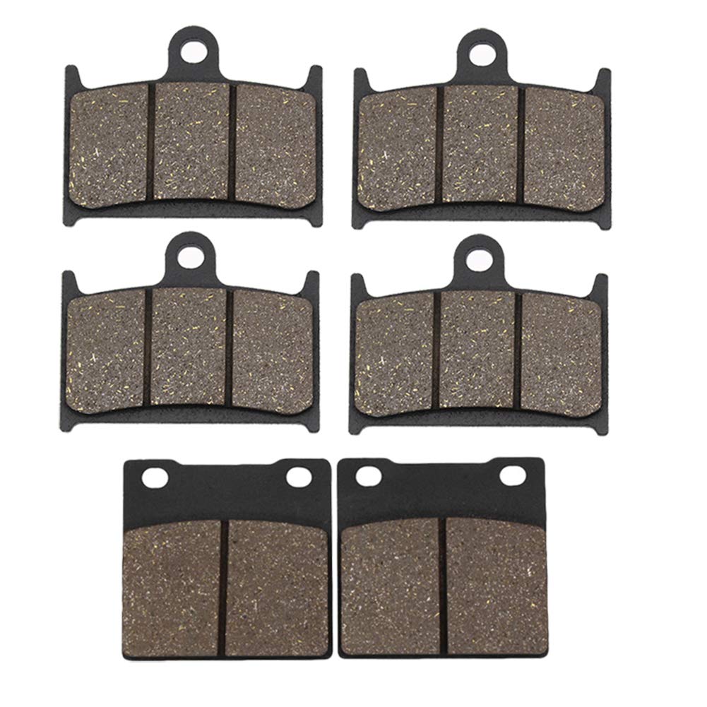 Cyleto Front and Rear Brake Pads for Suzuki RF900R RF 900 R 1996-1999 GSXR 750 1988-1993 GSXR 1100 1989-1992 GSF 1200 Bandit 1996-2000