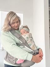 bebear Bebamour Baby Carrier Newborn to Toddler Grey 0-36 Months view 8