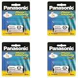 (4 PACK) Panasonic Ni-MH Rechargeable Battery for Cordless Telephones(HHR-P105A)