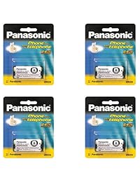 Panasonic 2,4 V Ni-MH batería recargable para Teléfonos inalámbricos (4-Pack)