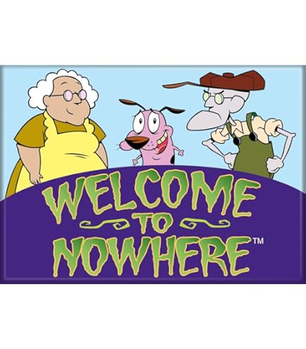 Amazon.com: Ata-Boy Courage The Cowardly Dog Logo 2.5 X 3.5 Inch