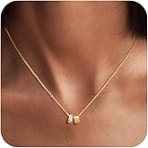 DIFOMI Gold/Silver Necklaces for Women, Dainty 14K Real Gold/Sterling Silver Plated Y-Shaped Necklace CZ Drop Chain Pendant Necklace Trendy Jewelry Gifts for Women