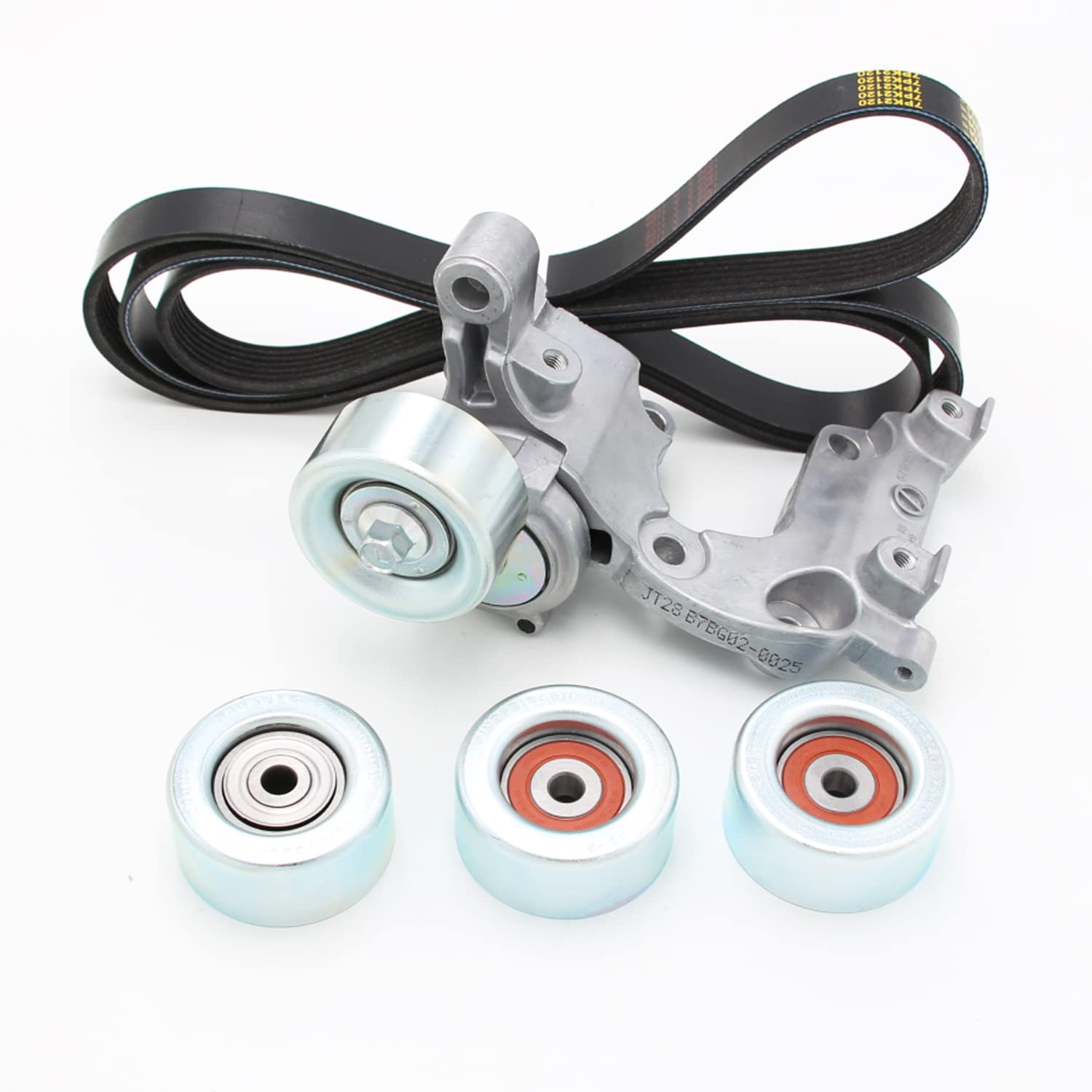 Photo 1 of ***MISSING PARTS***Flynsu Drive Belt Tensioner Idler Pulley Kit Replacement for 2005-2015 Toyota Tacoma 4Runner FJ Cruiser Tundra 4.0L 1GRFE