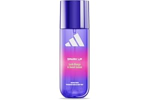 adidas Vibes Spark Up Fragrance Hair & Body Mist for Women, Mood-Boosting, Notes of Lush Mango & Sweet Lemon, For Any Occasion, 7.9oz