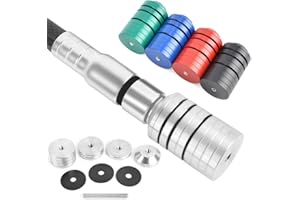 wolfman Archery Bow Stabilizer Weight Kit Detachable Bow Stabilizer Weights Kit Counterweight Kit Bow Riser Counterweight for Compound Bow Recurve Bow Balance Bar