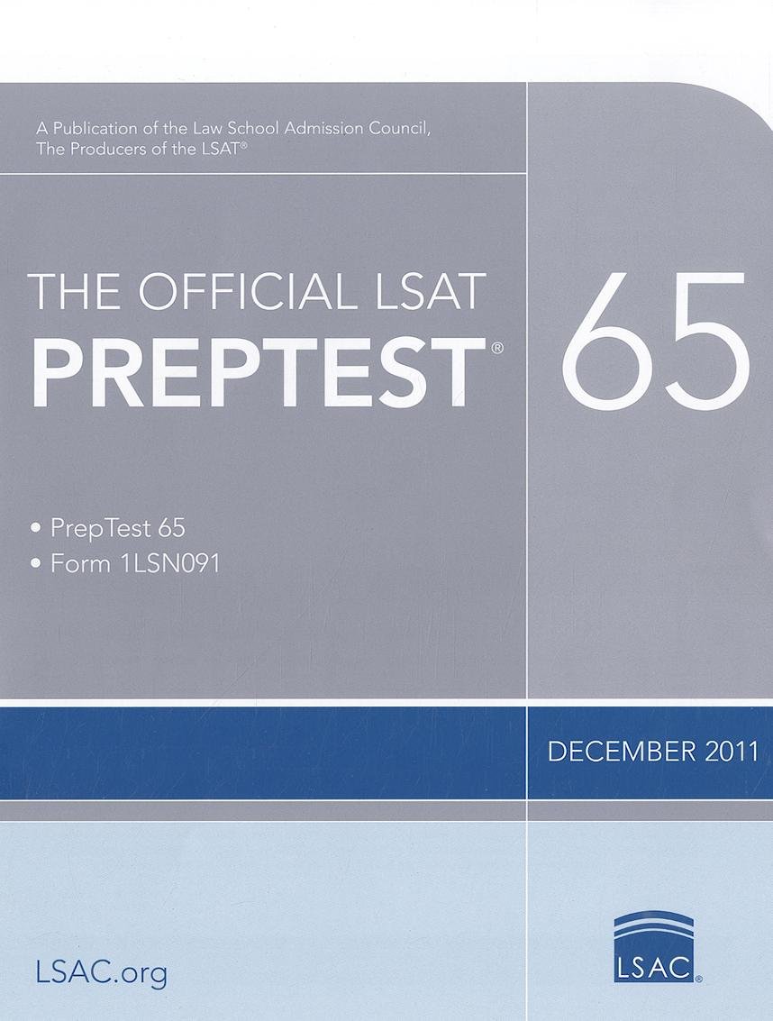Official LSAT Preptest 65: Dec. 2011 LSAT