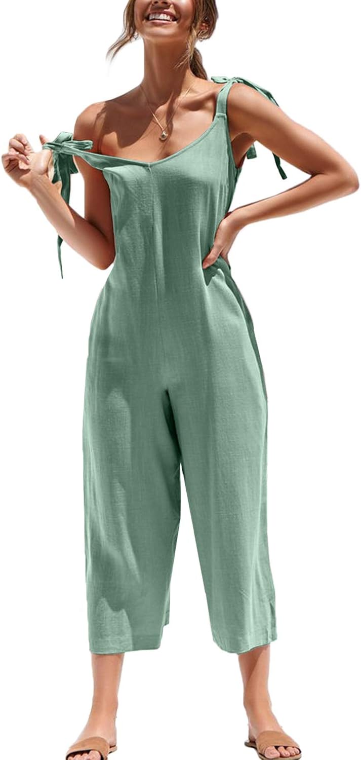 tie shoulder playsuit