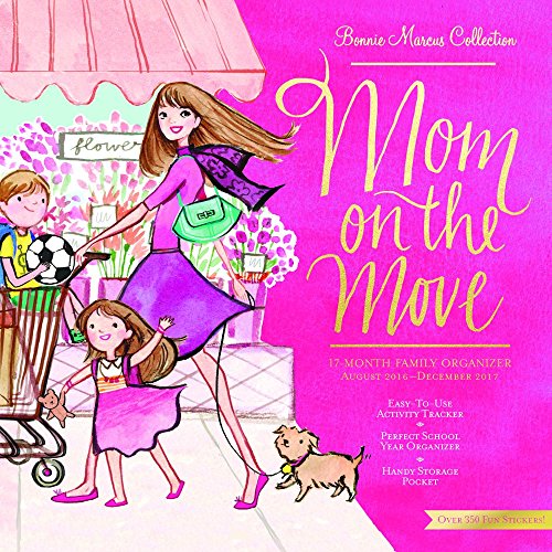 Bonnie Marcus Mom on the Move Organizer with Pocket 2017 Square (ST-Foil) (Bonnie Marcus Collection)