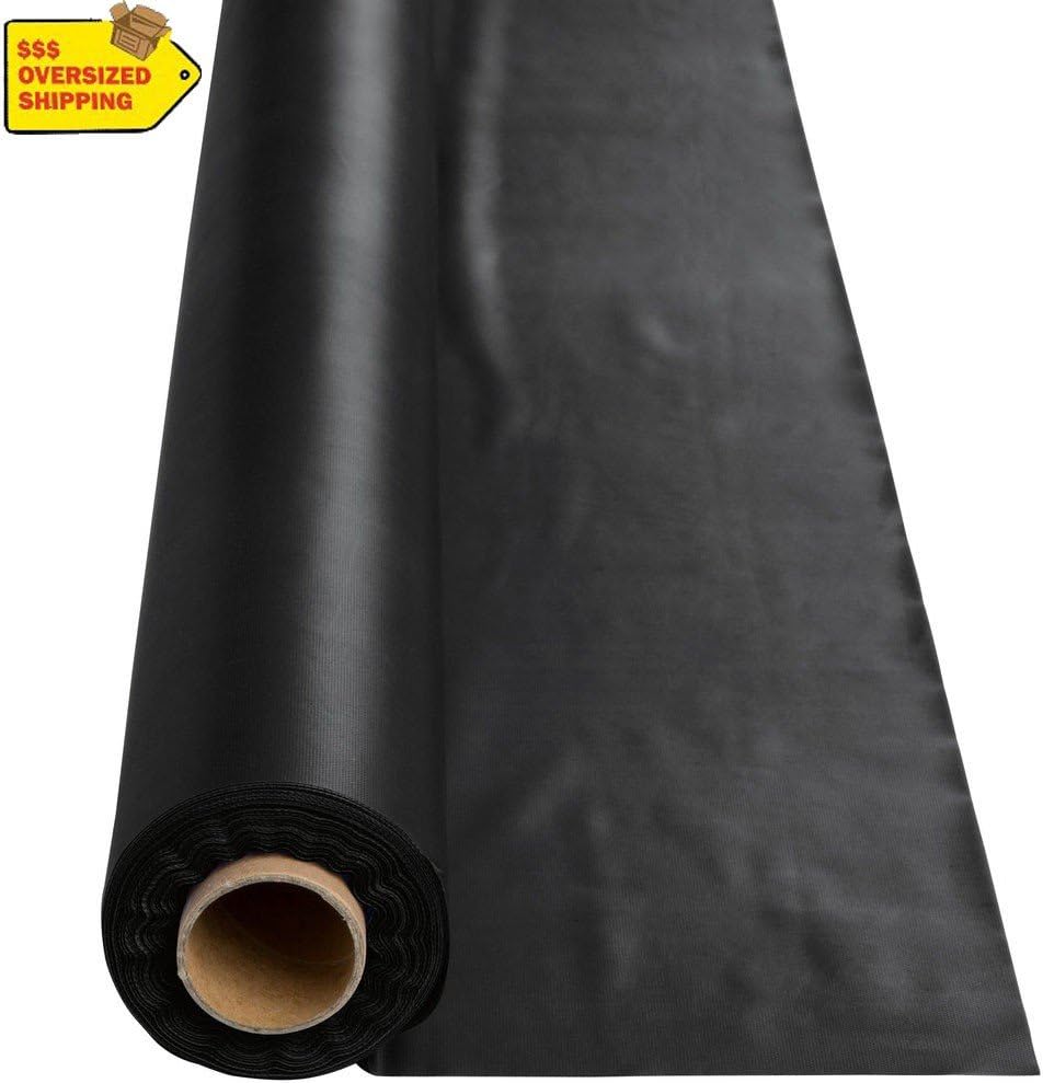 Jet Black Plastic Tableroll 250ft 1 roll