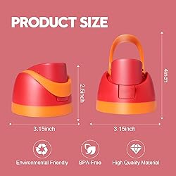 Ruzkq Replacement Lid for Owala Freesip, Compatible