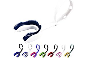 Oral Mart Strapped Mouth Guard for Football, Lacrosse, Ice Hockey, Taekwondo (USA Flag & Fangs & 12 Best Colors) - Sports Mouthguard with Connected Strap (2 Sizes: Youth / Adult) for College Football, Ice Hockey, Lacrosse (Strapped, Youth & Adult)