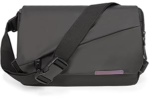 Lemuvlt Waterproof messenger bag shoulder bag mens purse pad phone crossbody bag for Commuting,12 x 8 x 3 in