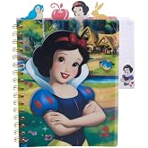 Disney Snow White Tab Journal Notebook, Spiral Bound, 96 Lined Pages, 8 x 7 inches