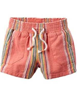 Girl's Striped Flowy shorts