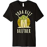 Star Wars Yoda Best Brother Cartoon Yoda Premium T-Shirt