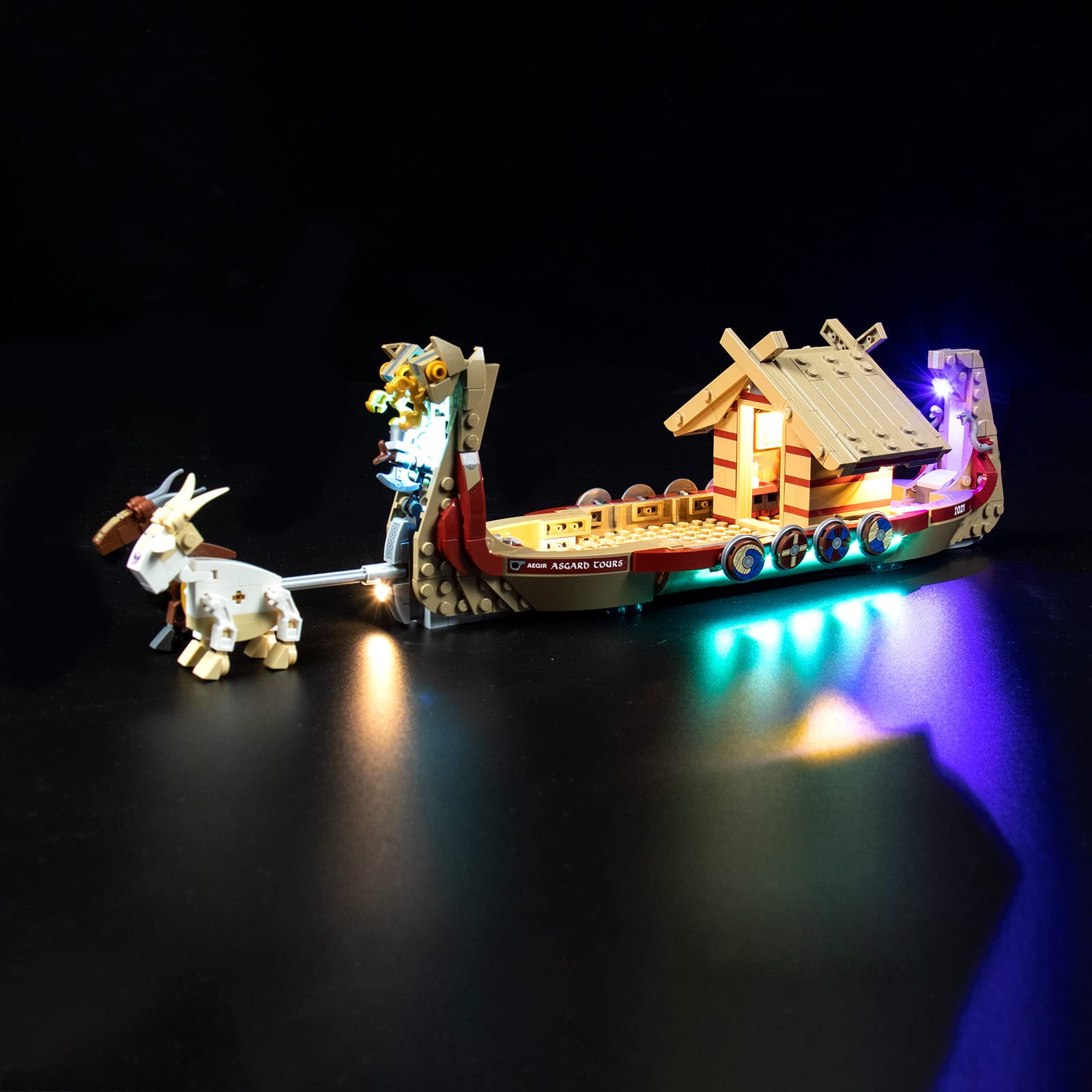Led Light Set for Lego Goat Boat, Led Light Kit for Lego 76208 Marvel The Goat Boat - Not Include Lego Models, Just Light Set — image 1