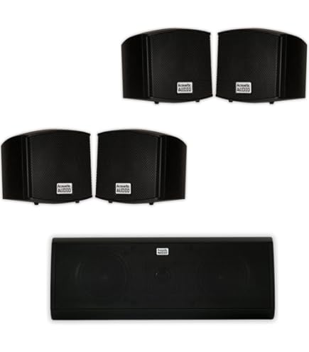 Amazon.com: Acoustic Audio AA321B Mountable Indoor Speakers 800