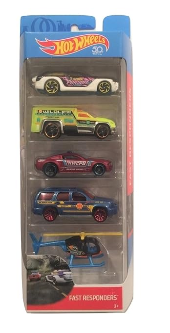 hot wheels fast responders 5 pack